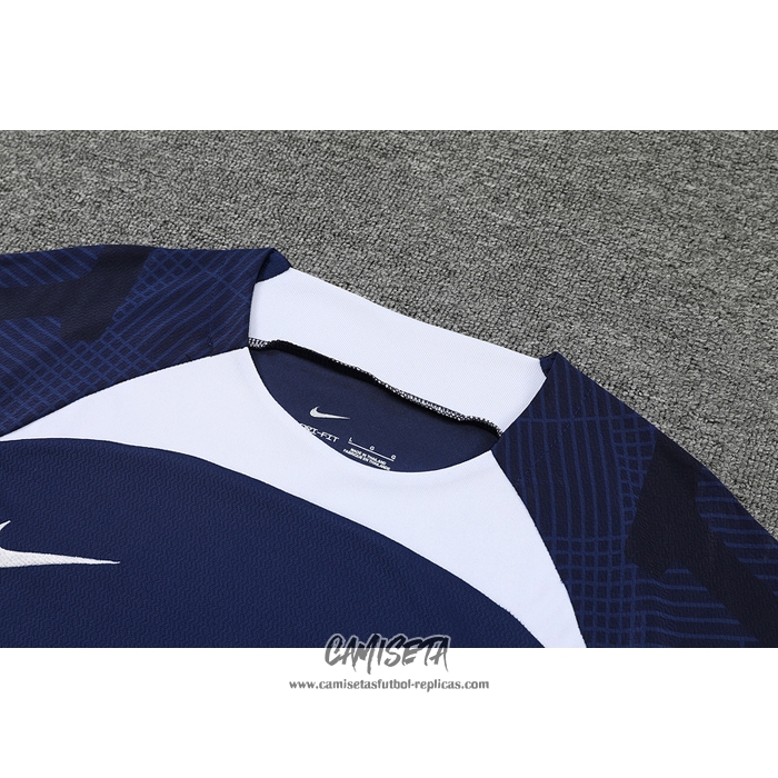 Chandal del Paris Saint-Germain 2022-2023 Manga Corta Azul - Pantalon Corto